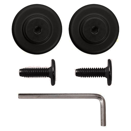 Quiet Glide Standard Black Rail End Cap QG.40.08